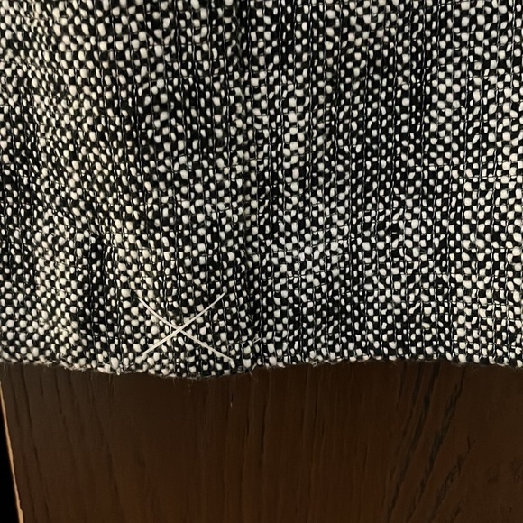 Talbot’s winter skirt. Looks like wool. Black and white. Size 14P - Picture 6 of 10